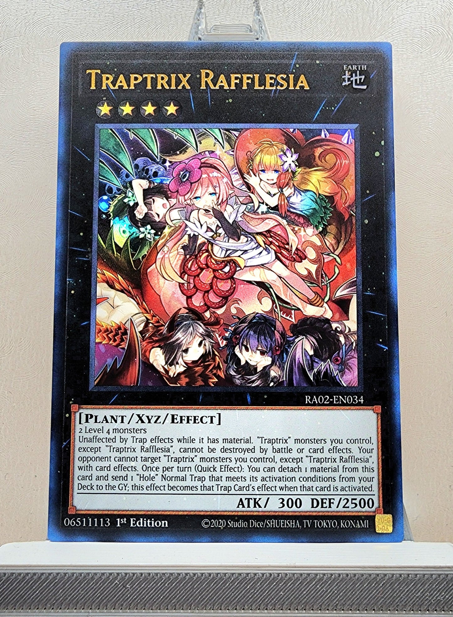 Yugioh! 1x Traptrix Rafflesia (RA02 - Ultra Rare) 1st Edition