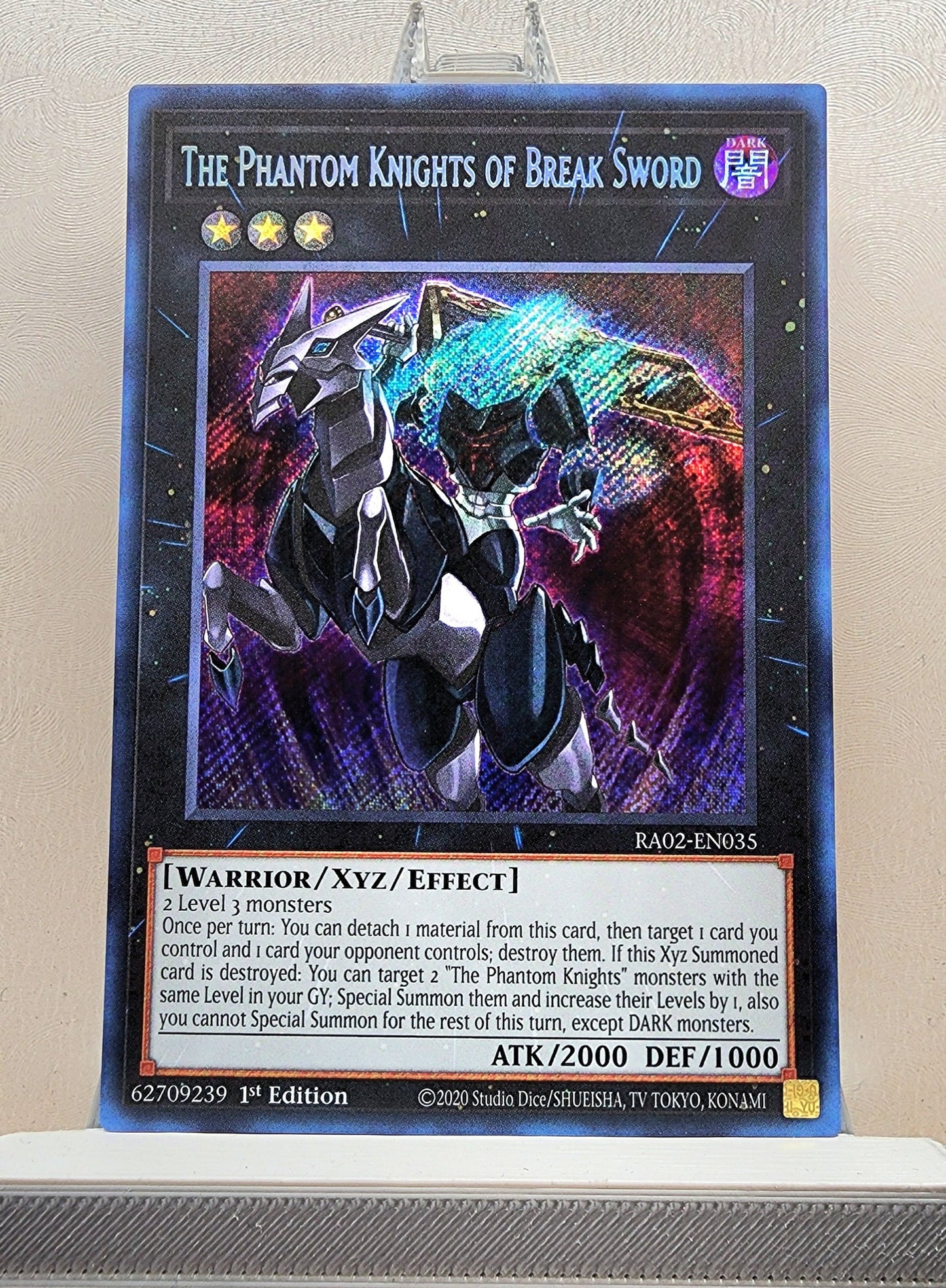 Yugioh! 1x The Phantom Knights of Break Sword (RA02 - Secret Rare) 1st Edition