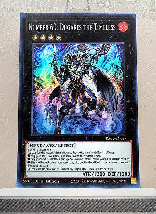 Yugioh! 1x Number 60: Dugares the Timeless (RA02 - Super Rare) 1st Edition