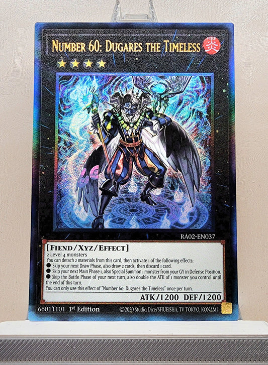 Yugioh! 1x Number 60: Dugares the Timeless (RA02 - Prismatic Ultimate Rare) 1st Edition