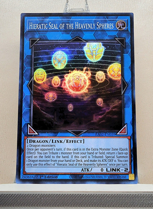 Yugioh! 1x Hieratic Seal of the Heavenly Spheres (RA02 - Super Rare) 1st Edition