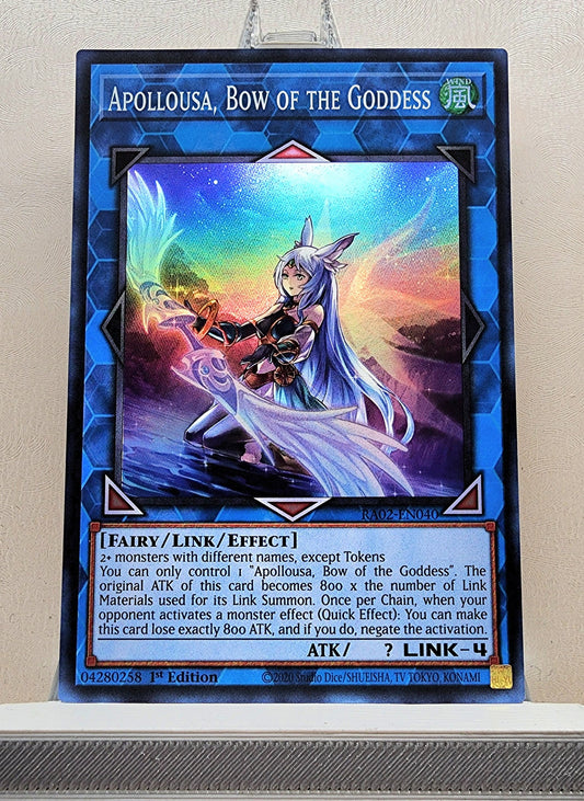 Yugioh! 1x Apollousa, Bow of the Goddess Alt Art (RA02 - Super Rare) 1st Edition