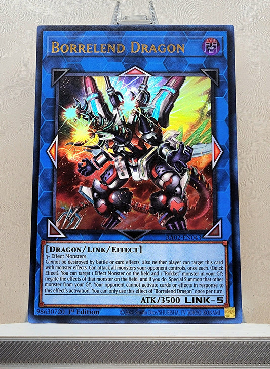 Yugioh! 1x Borrelend Dragon (RA02 - Ultra Rare) 1st Edition