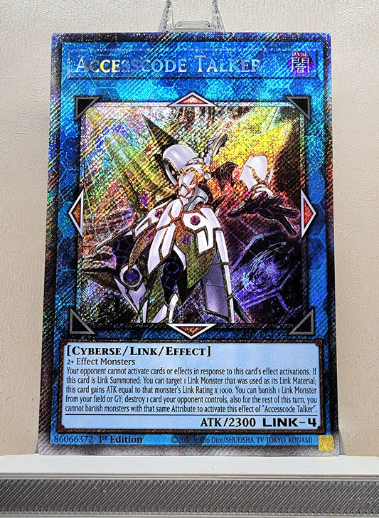 Yugioh! 1x Accesscode Talker (RA02 - Platinum Secret Rare) 1st Edition