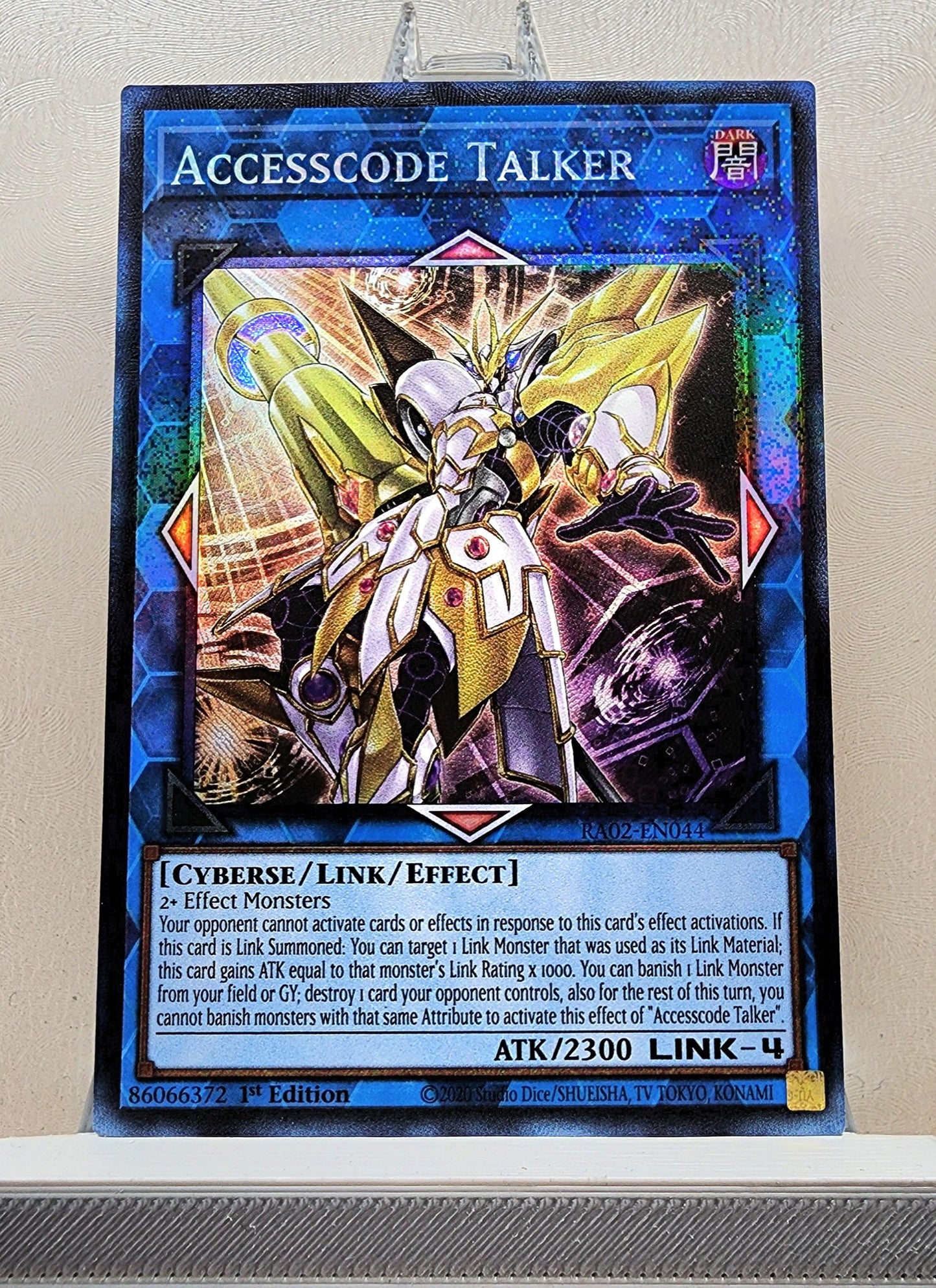 Yugioh! 1x Accesscode Talker (RA02 - Prismatic Collectors Rare) 1st Edition