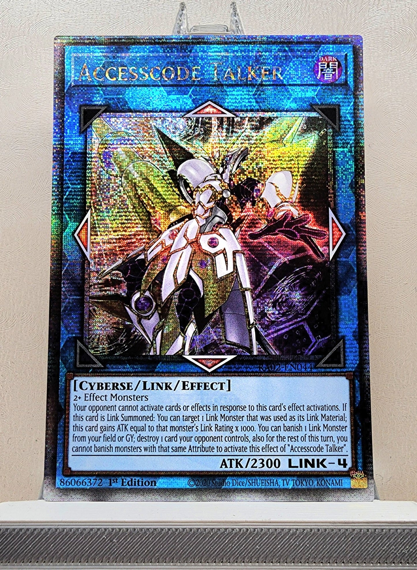 Yugioh! 1x Accesscode Talker (RA02 - Quarter Century Secret Rare) 1st Edition