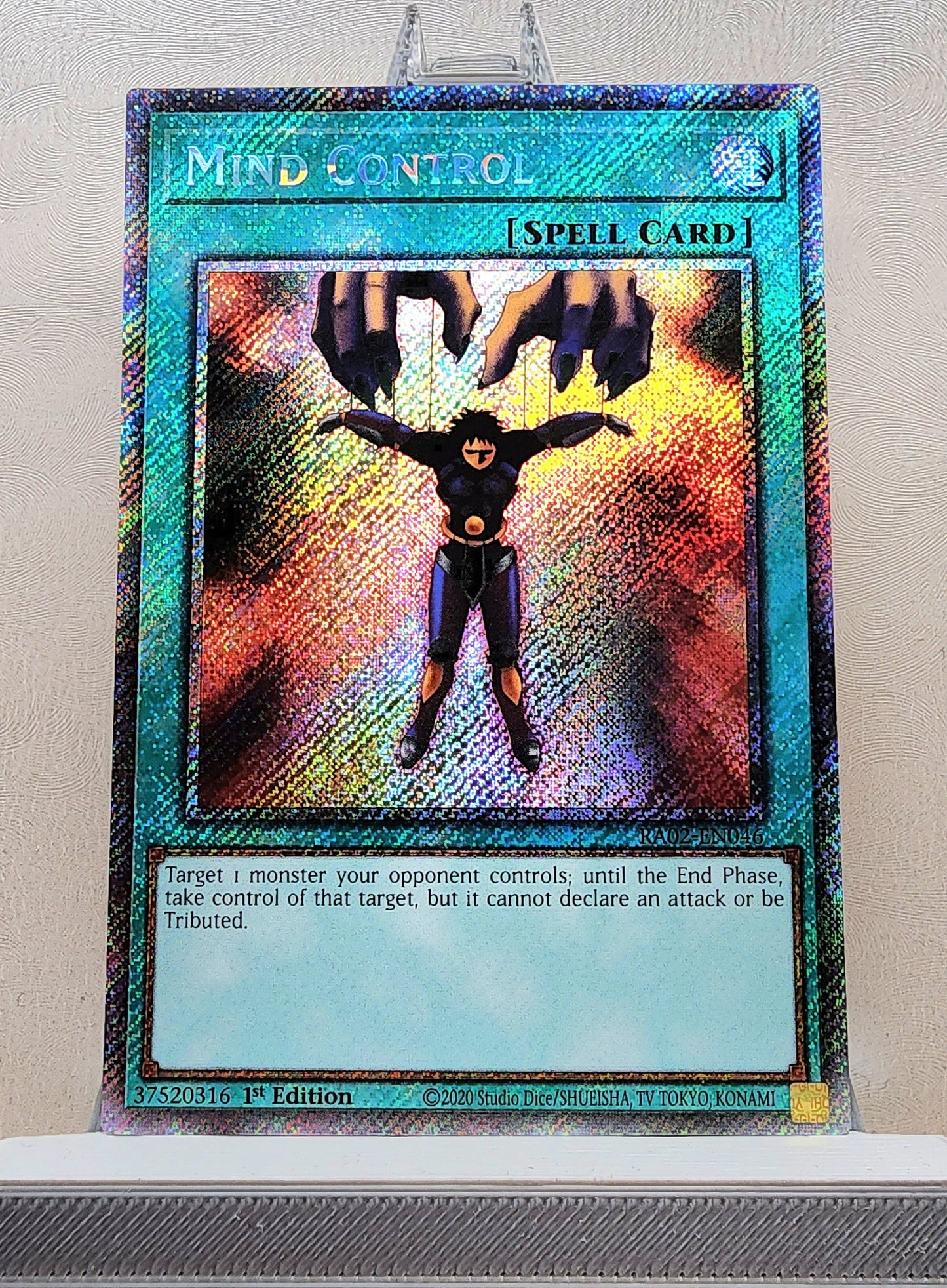 Yugioh! 1x Mind Control (RA02 - Platinum Secret Rare) 1st Edition