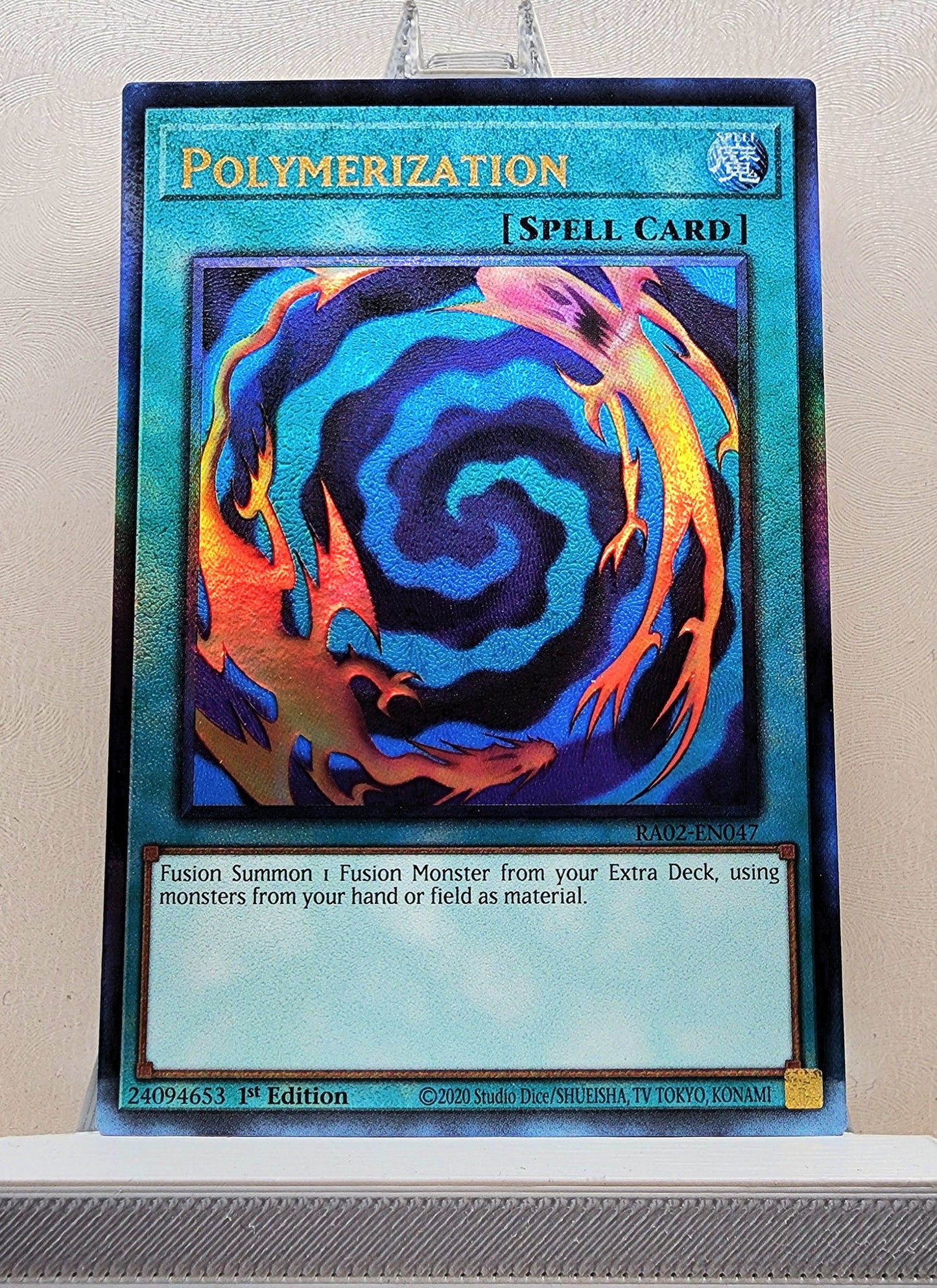 Yugioh! 1x Polymerization (RA02 - Prismatic Ultimate Rare) 1st Edition