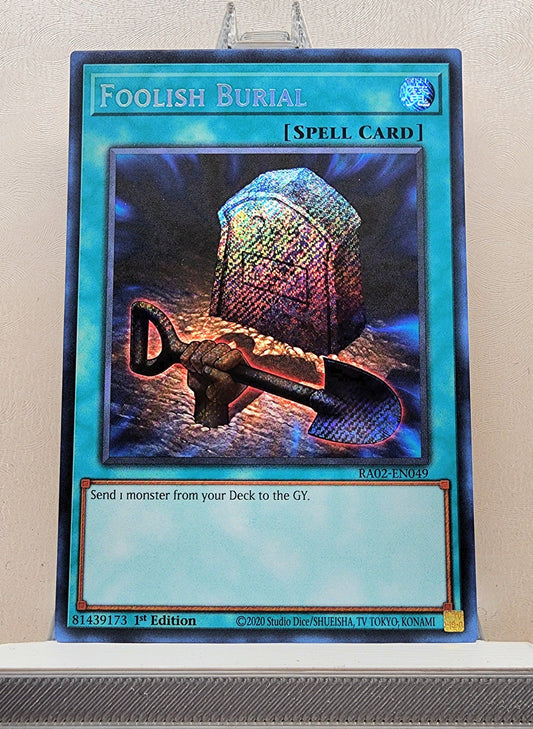 Yugioh! 1x Foolish Burial (RA02 - Secret Rare) 1st Edition