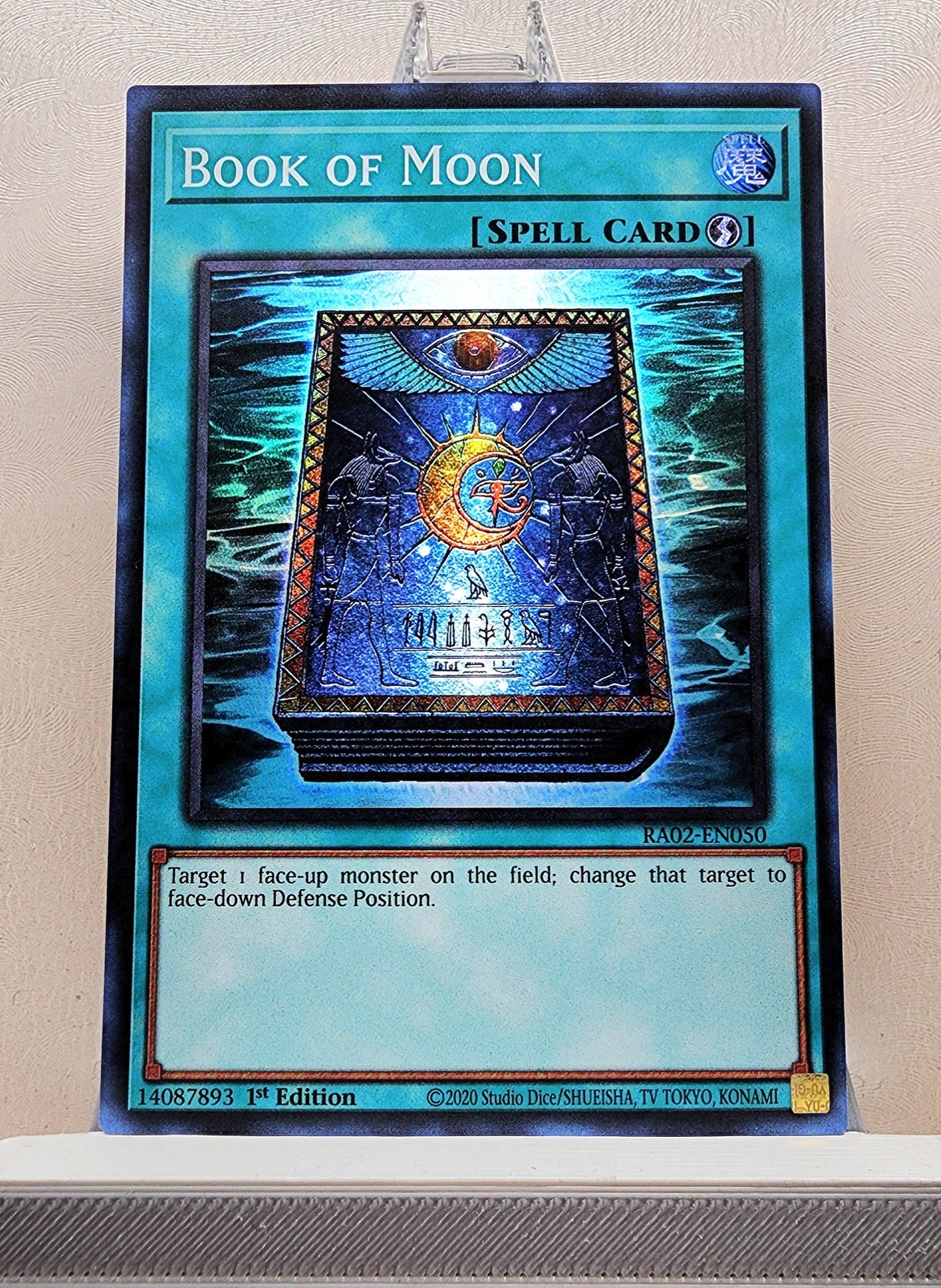 Yugioh! 1x Book of Moon (RA02 - Super Rare) 1st Edition