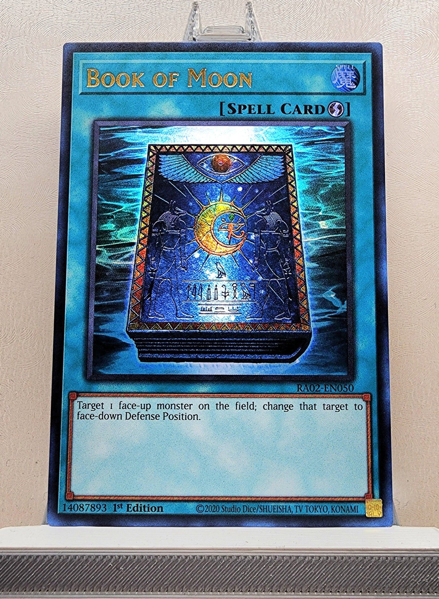 Yugioh! 1x Book of Moon (RA02 - Ultra Rare) 1st Edition