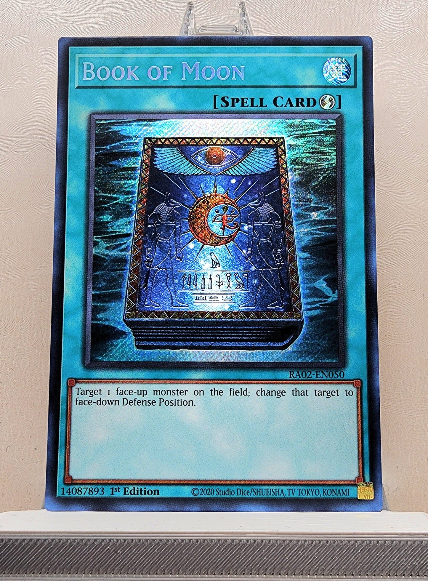 Yugioh! 1x Book of Moon (RA02 - Secret Rare) 1st Edition