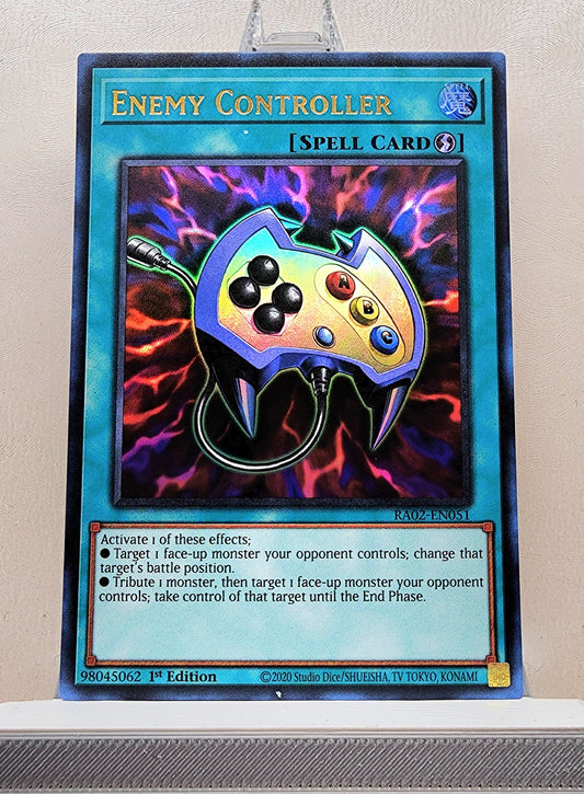 Yugioh! 1x Enemy Controller (RA02 - Ultra Rare) 1st Edition