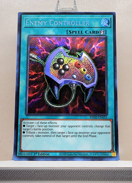 Yugioh! 1x Enemy Controller (RA02 - Secret Rare) 1st Edition