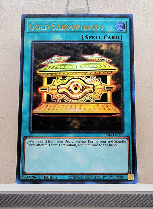 Yugioh! 1x Gold Sarcophagus (RA02 - Ultra Rare) 1st Edition