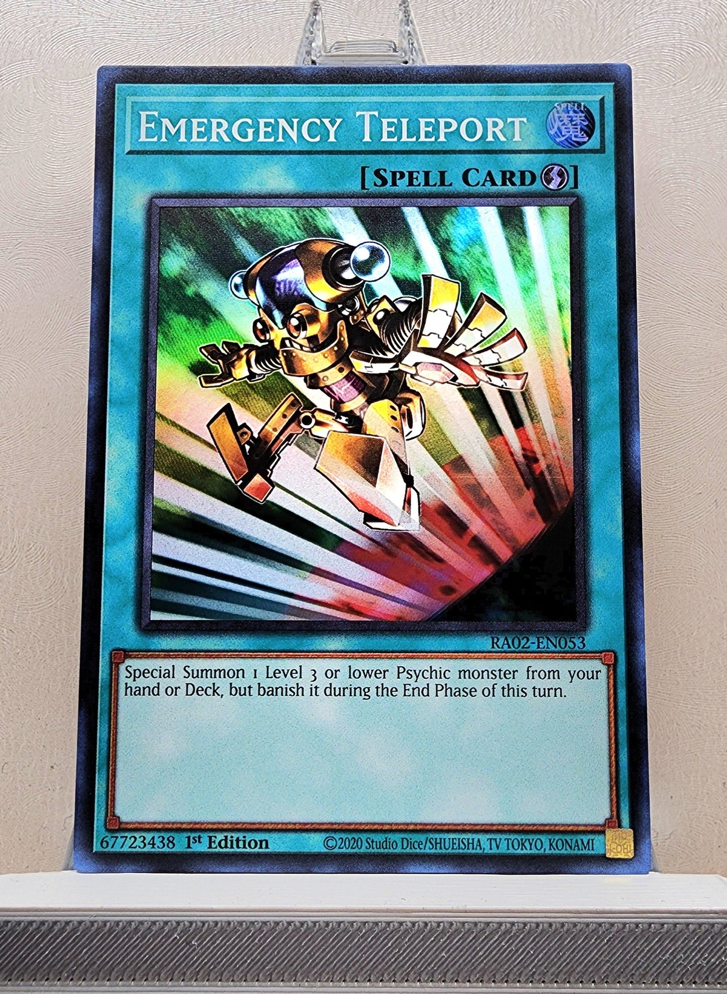 Yugioh! 1x Emergency Teleport (RA02 - Super Rare) 1st Edition