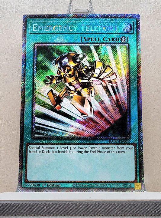 Yugioh! 1x Emergency Teleport (RA02 - Platinum Secret Rare) 1st Edition