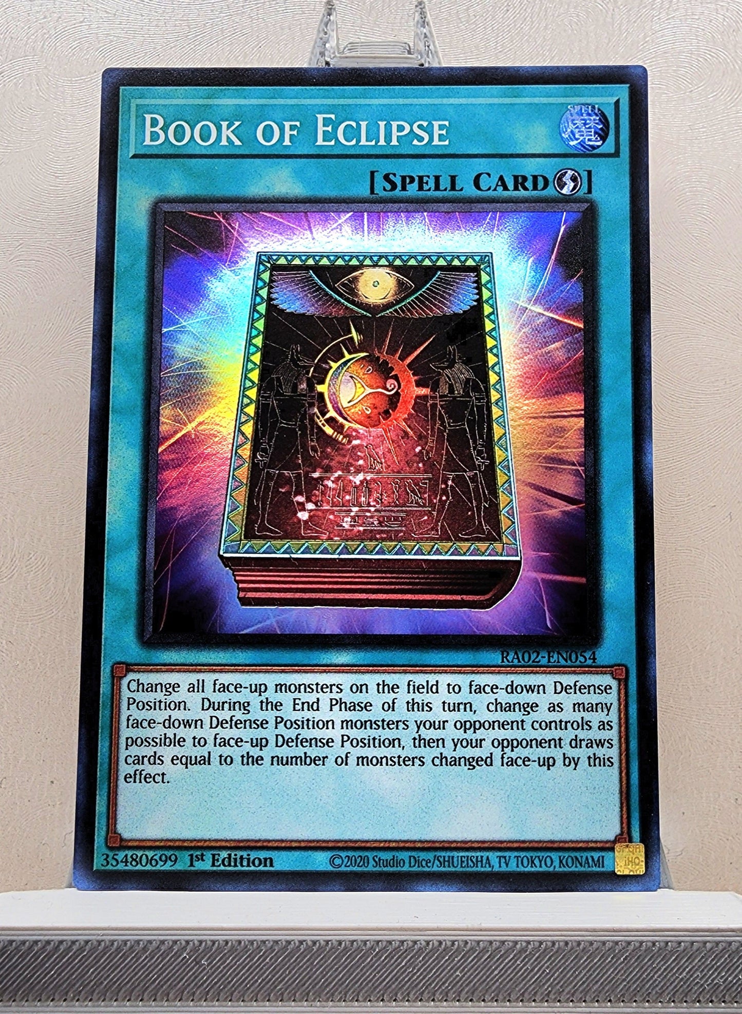 Yugioh! 1x Book of Eclipse (RA02 - Super Rare) 1st Edition