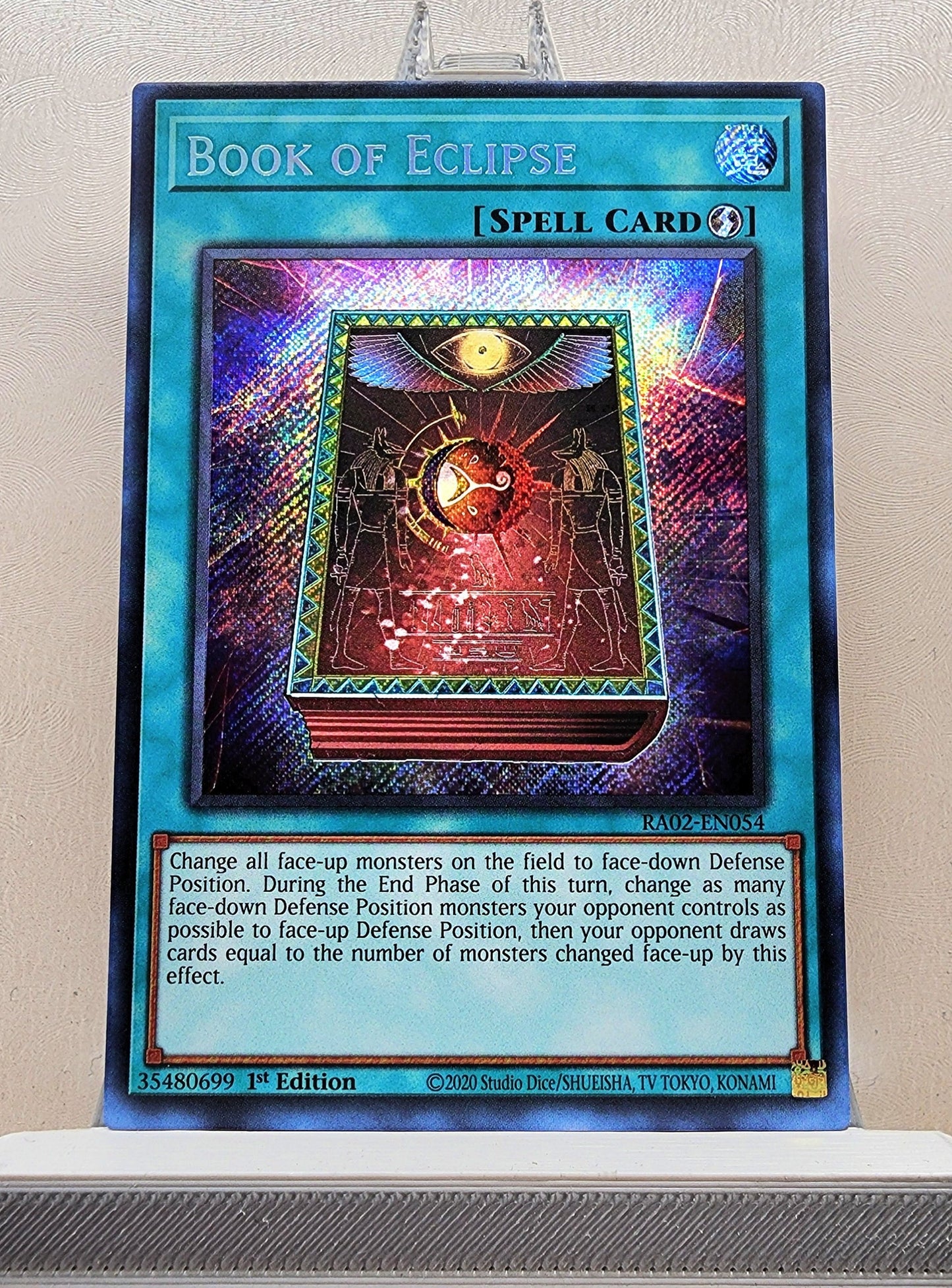 Yugioh! 1x Book of Eclipse (RA02 - Secret Rare) 1st Edition