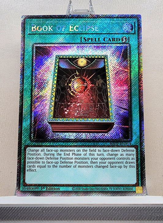 Yugioh! 1x Book of Eclipse (RA02 - Platinum Secret Rare) 1st Edition