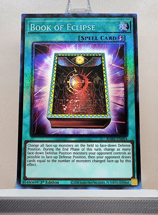 Yugioh! 1x Book of Eclipse (RA02 - Prismatic Collectors Rare) 1st Edition