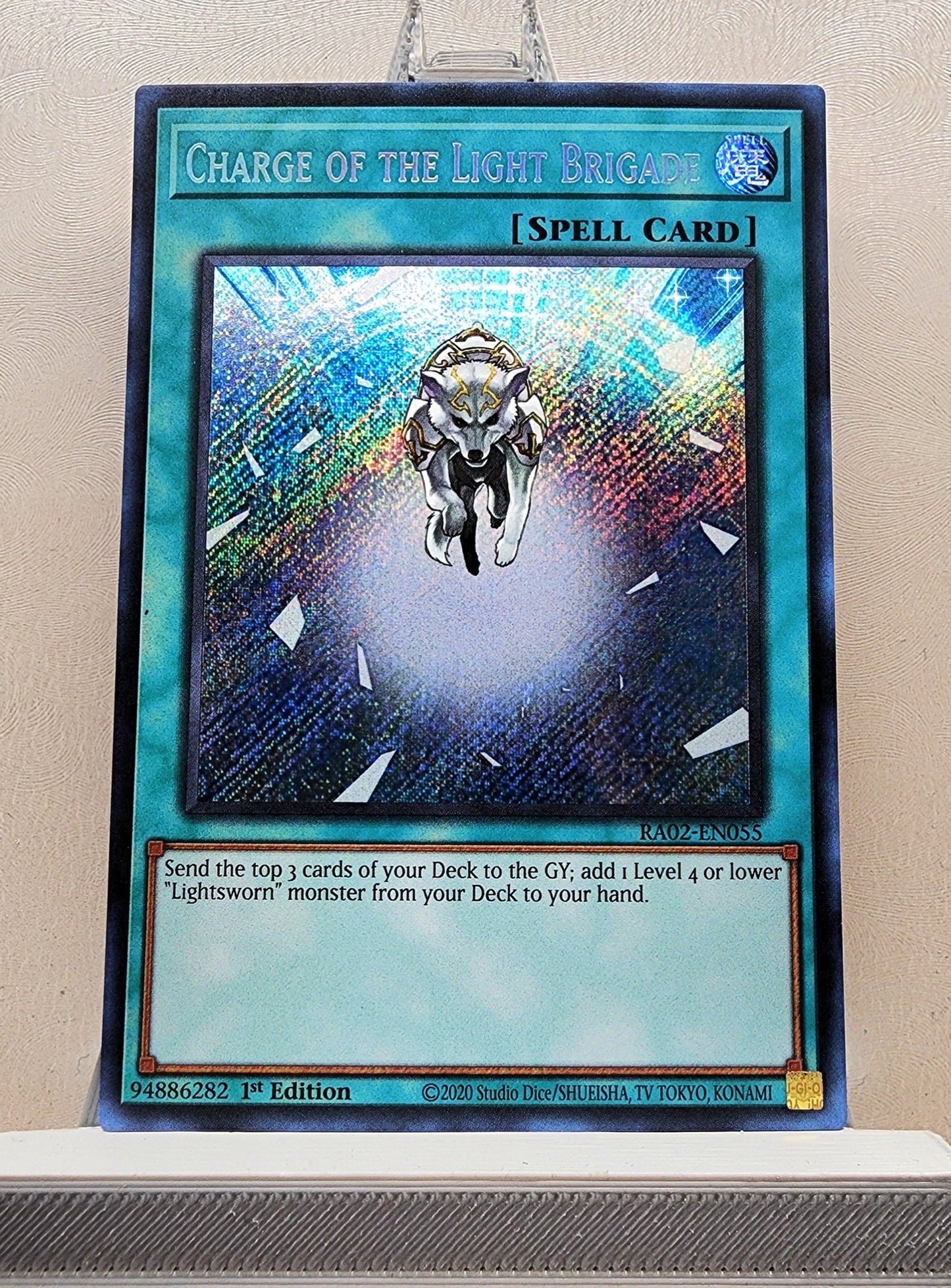 Yugioh! 1x Charge of the Light Brigade (RA02 - Secret Rare) 1st Edition