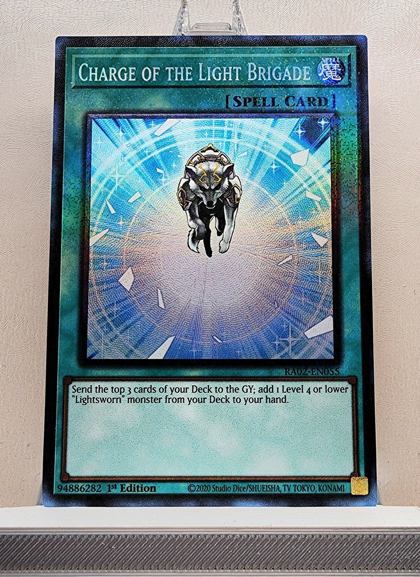 Yugioh! 1x Charge of the Light Brigade (RA02 - Prismatic Collectors Rare) 1st Edition