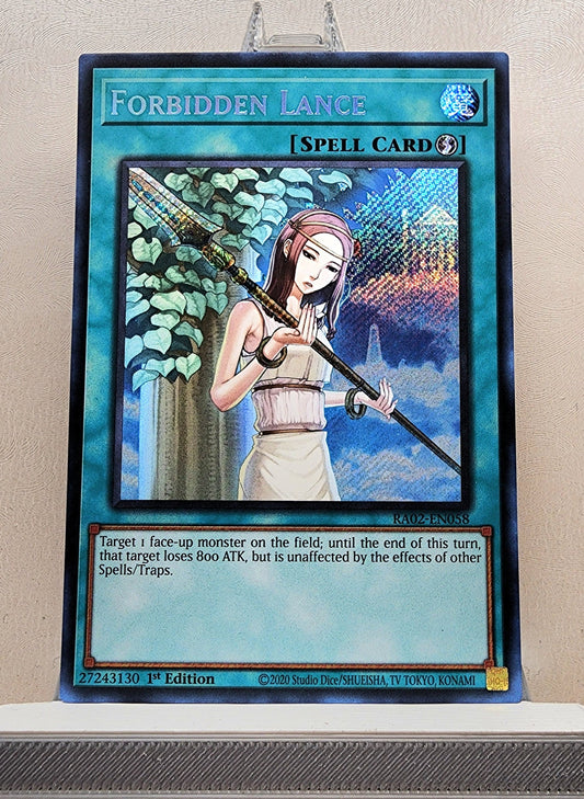 Yugioh! 1x Forbidden Lance (RA02 - Secret Rare) 1st Edition