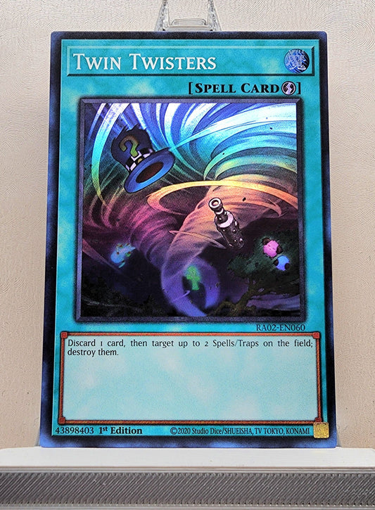 Yugioh! 1x Twin Twisters (RA02 - Super Rare) 1st Edition