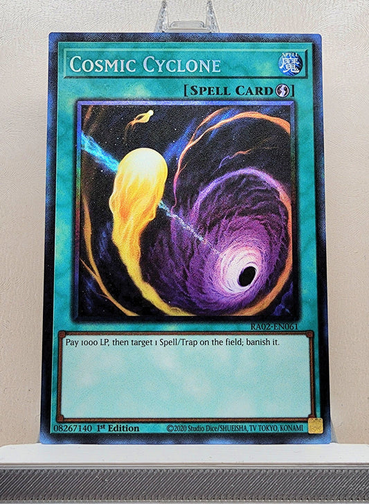 Yugioh! 1x Cosmic Cyclone (RA02 - Prismatic Collectors Rare) 1st Edition