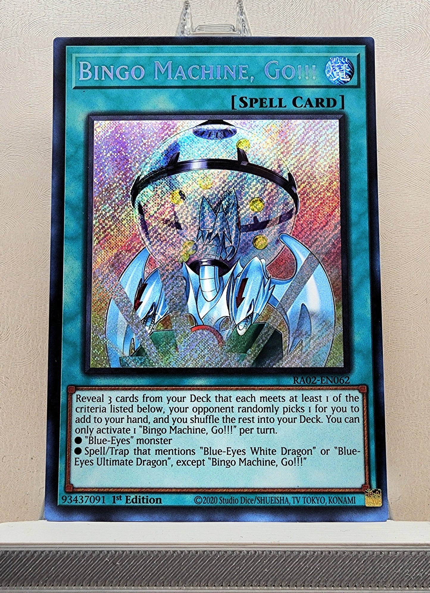 Yugioh! 1x Bingo Machine Go (RA02 - Secret Rare) 1st Edition