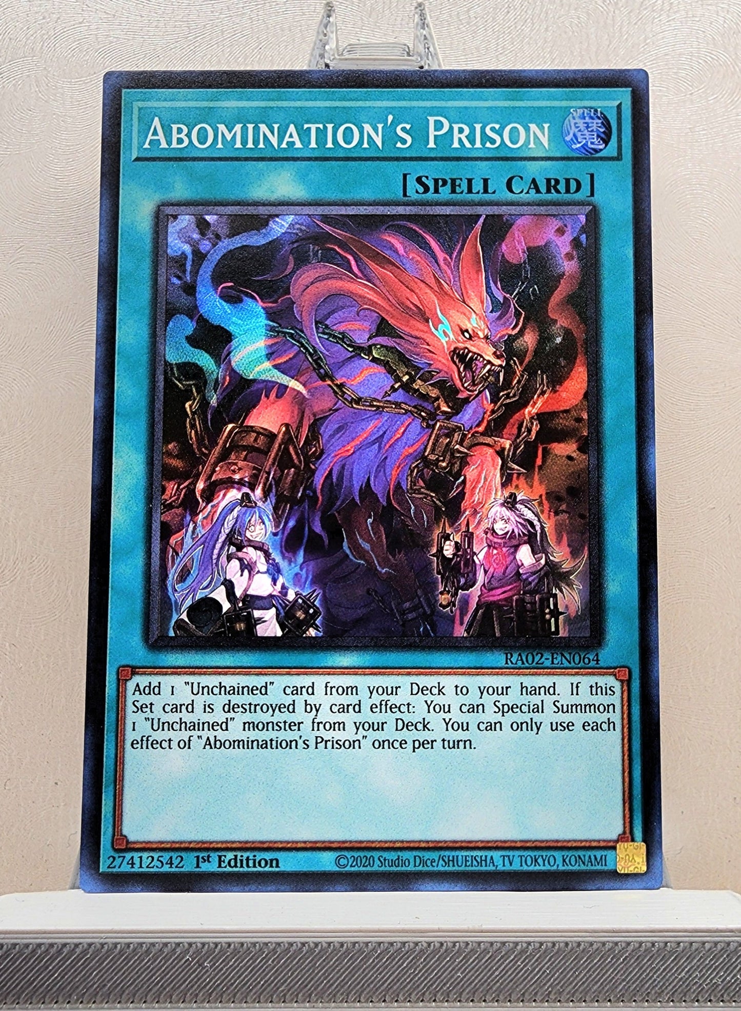 Yugioh! 1x Abomination's Prison (RA02 - Super Rare) 1st Edition