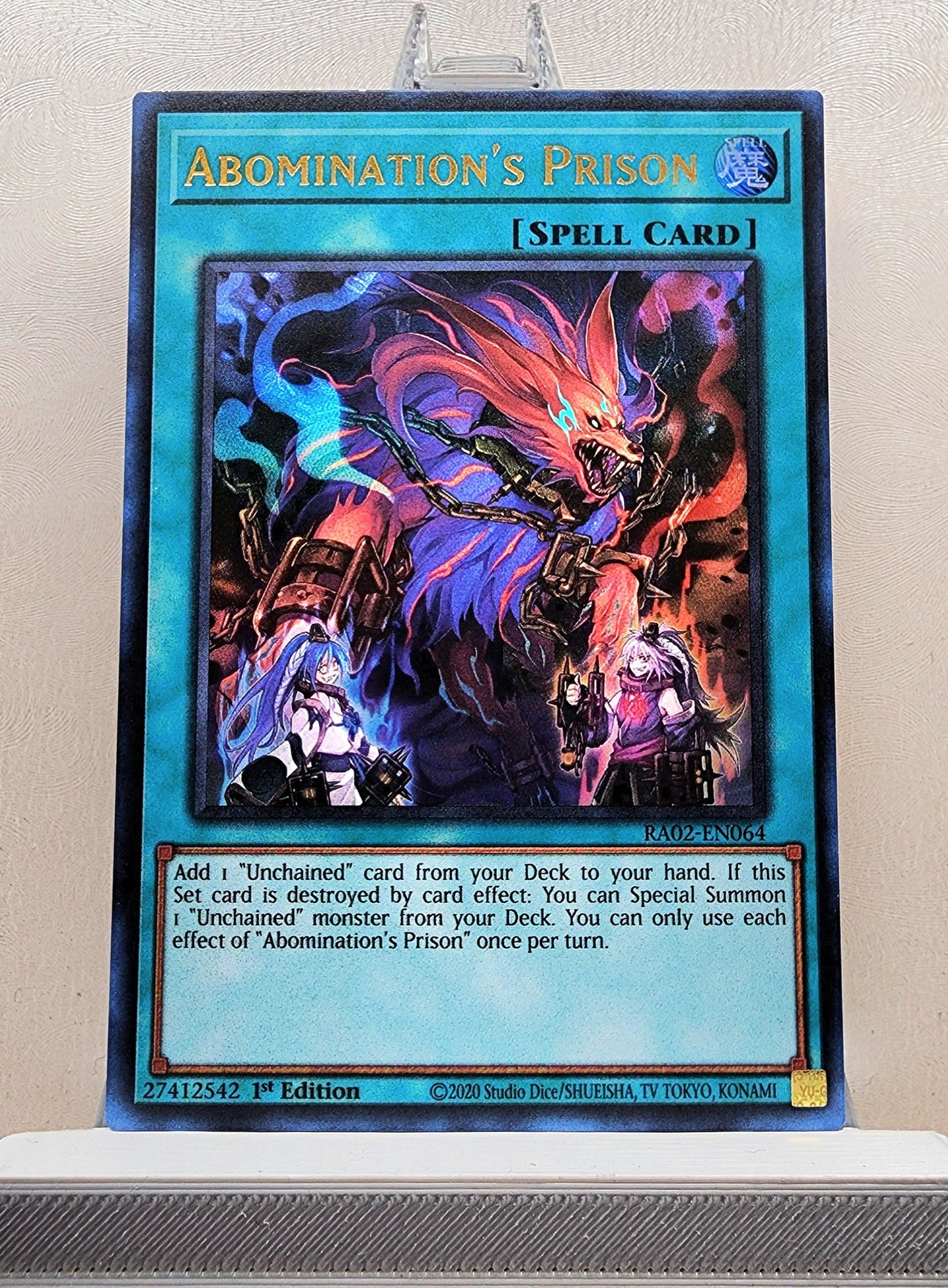 Yugioh! 1x Abomination's Prison (RA02 - Ultra Rare) 1st Edition