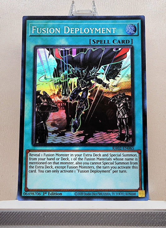 Yugioh! 1x Fusion Deployment (RA02 - Super Rare) 1st Edition