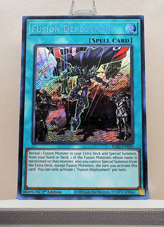 Yugioh! 1x Fusion Deployment (RA02 - Secret Rare) 1st Edition