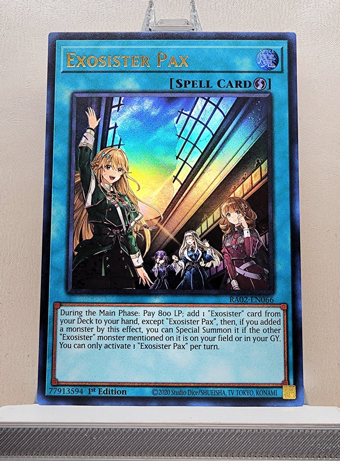 Yugioh! 1x Exosister Pax (RA02 - Ultra Rare) 1st Edition