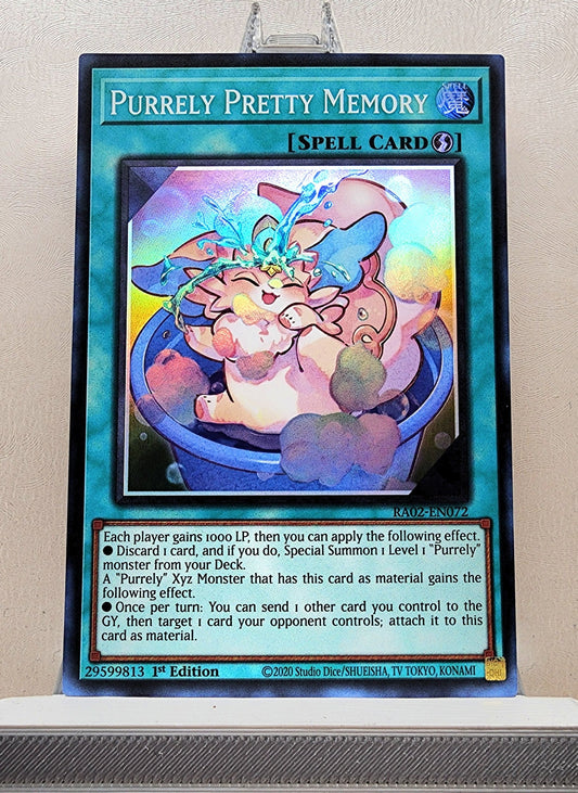 Yugioh! 1x Purrely Pretty Memory (RA02 - Super Rare) 1st Edition