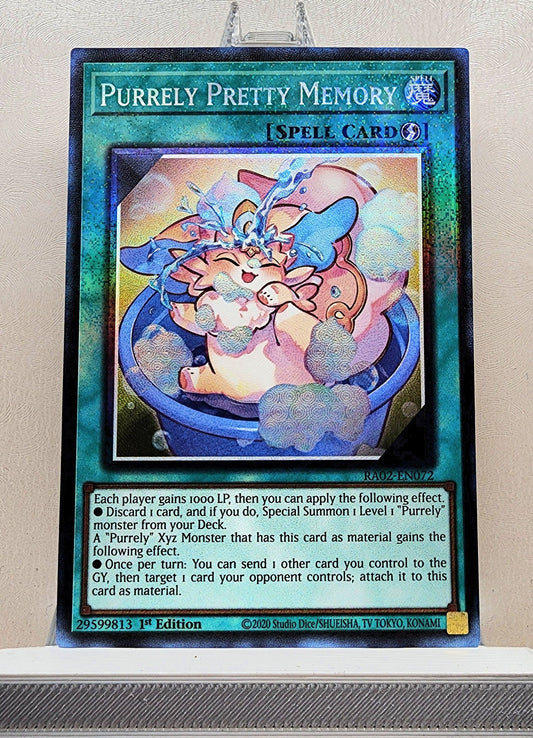 Yugioh! 1x Purrely Pretty Memory (RA02 - Prismatic Collectors Rare) 1st Edition