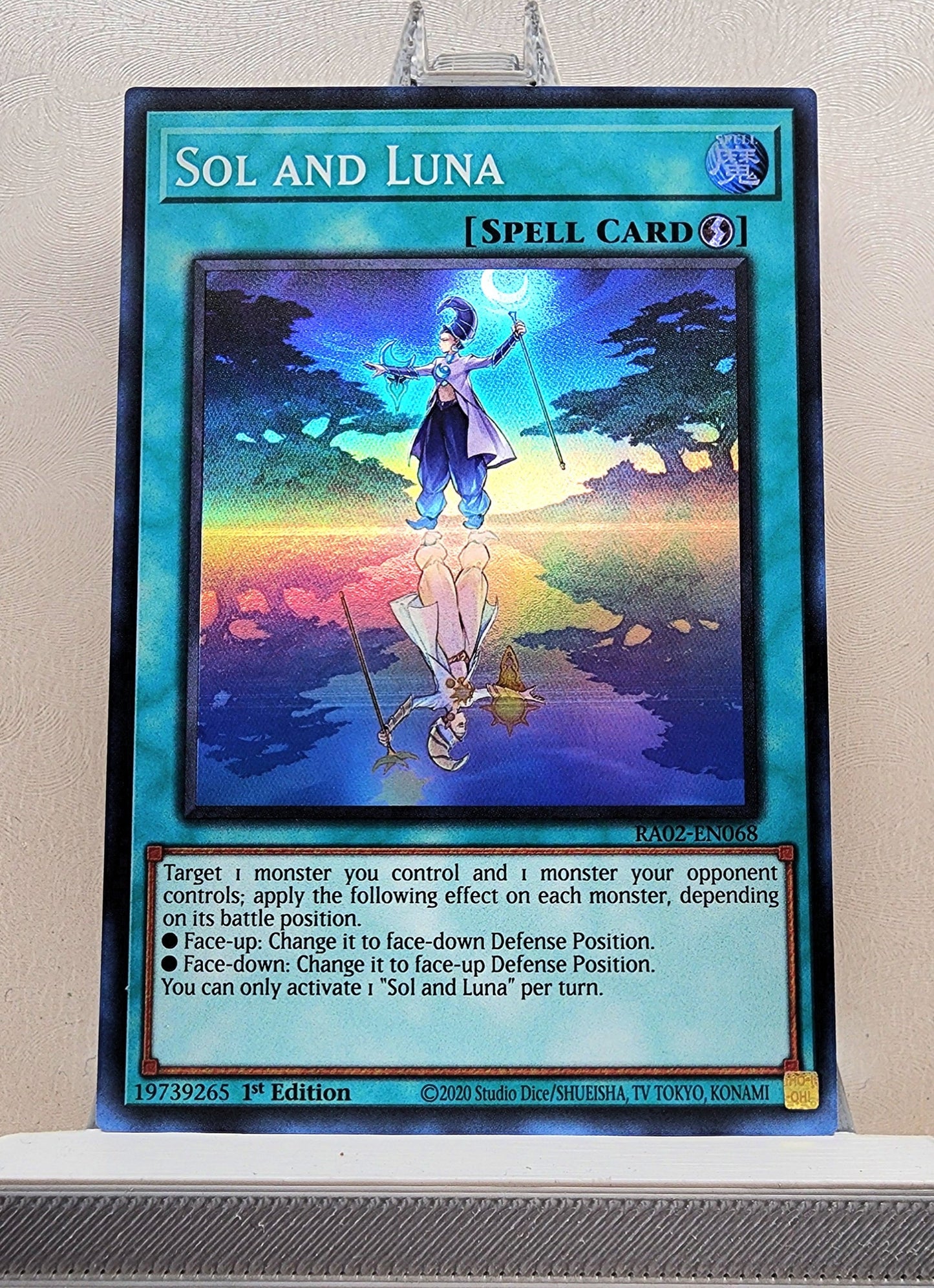 Yugioh! 1x Sol and Luna (RA02 - Super Rare) 1st Edition