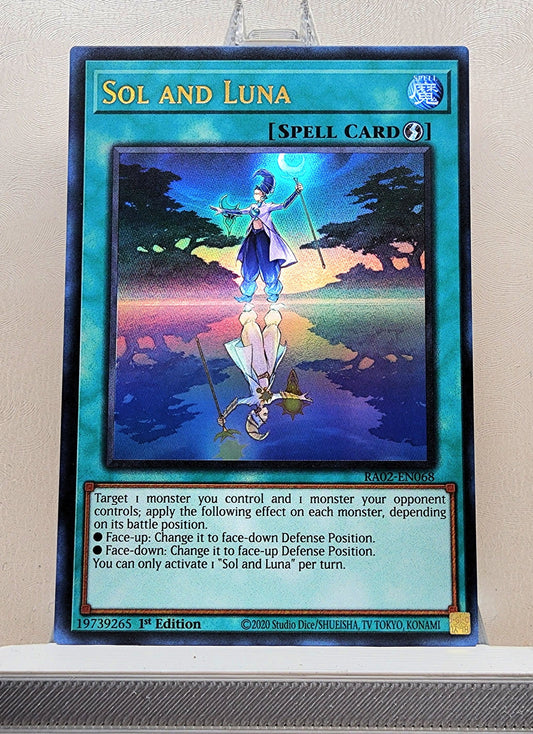 Yugioh! 1x Sol and Luna (RA02 - Ultra Rare) 1st Edition