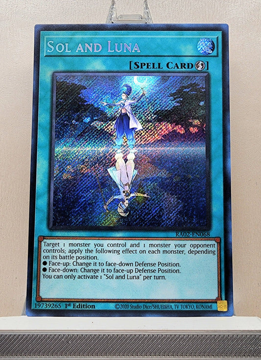 Yugioh! 1x Sol and Luna (RA02 - Secret Rare) 1st Edition