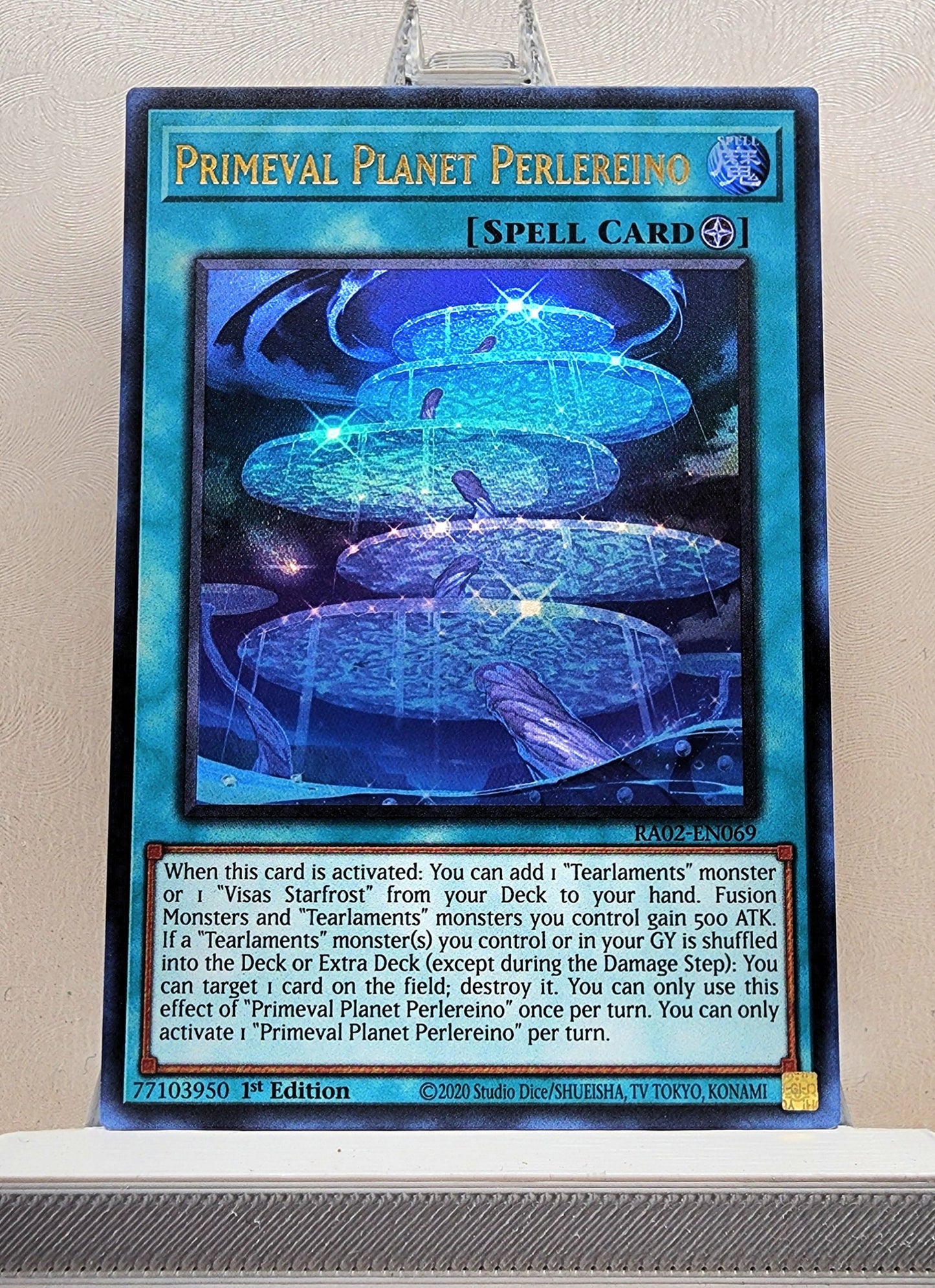 Yugioh! 1x Primeval Planet Perlereino (RA02 - Ultra Rare) 1st Edition