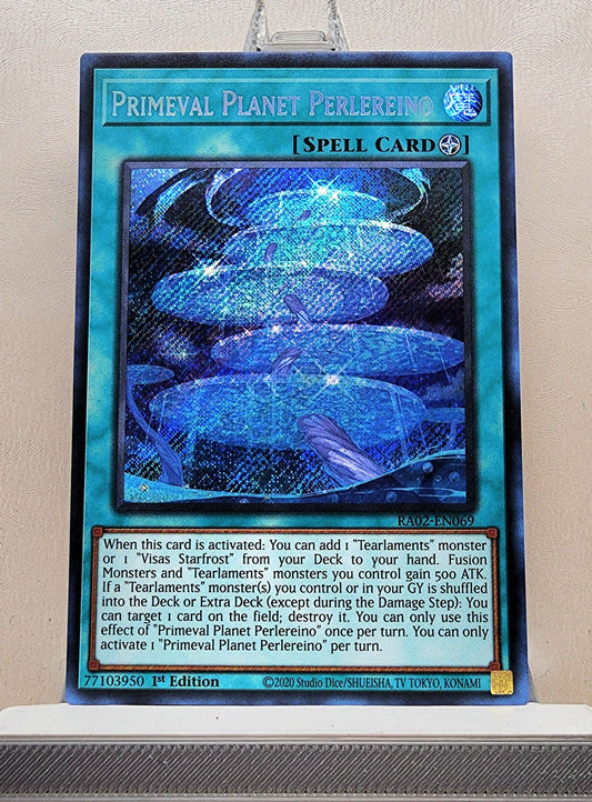 Yugioh! 1x Primeval Planet Perlereino (RA02 - Secret Rare) 1st Edition