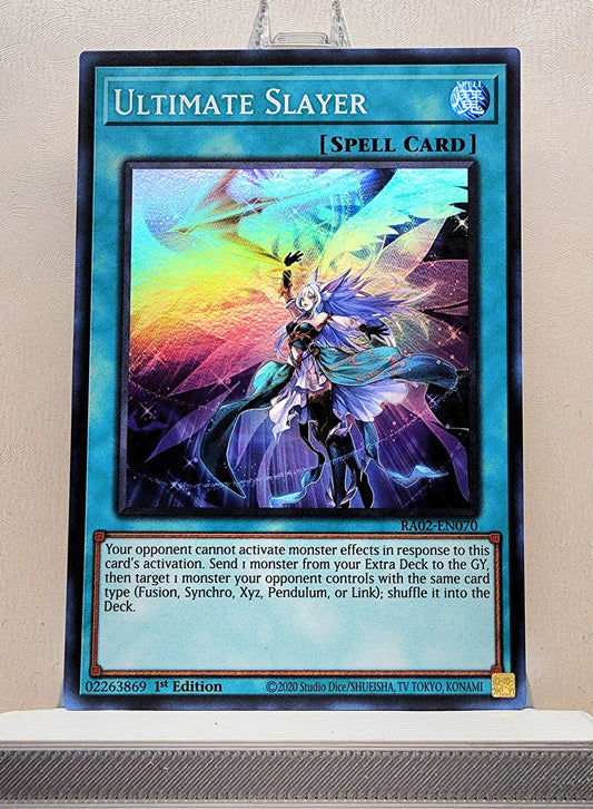 Yugioh! 1x Ultimate Slayer (RA02 - Super Rare) 1st Edition