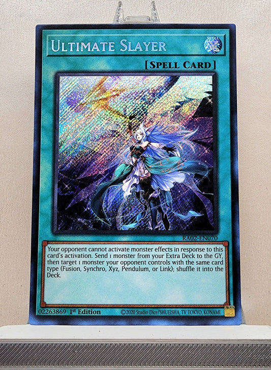 Yugioh! 1x Ultimate Slayer (RA02 - Secret Rare) 1st Edition