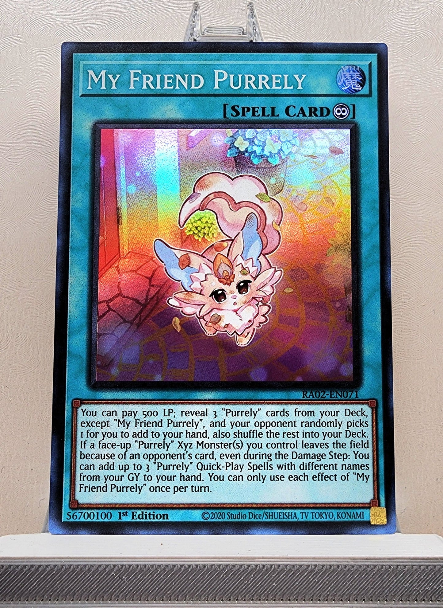 Yugioh! 1x My Friend Purrely (RA02 - Super Rare) 1st Edition