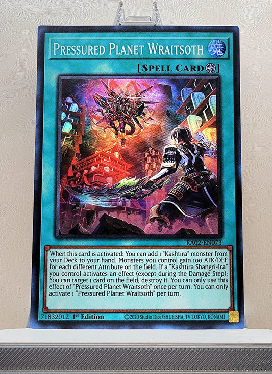 Yugioh! 1x Pressured Planet Wraitsoth (RA02 - Super Rare) 1st Edition