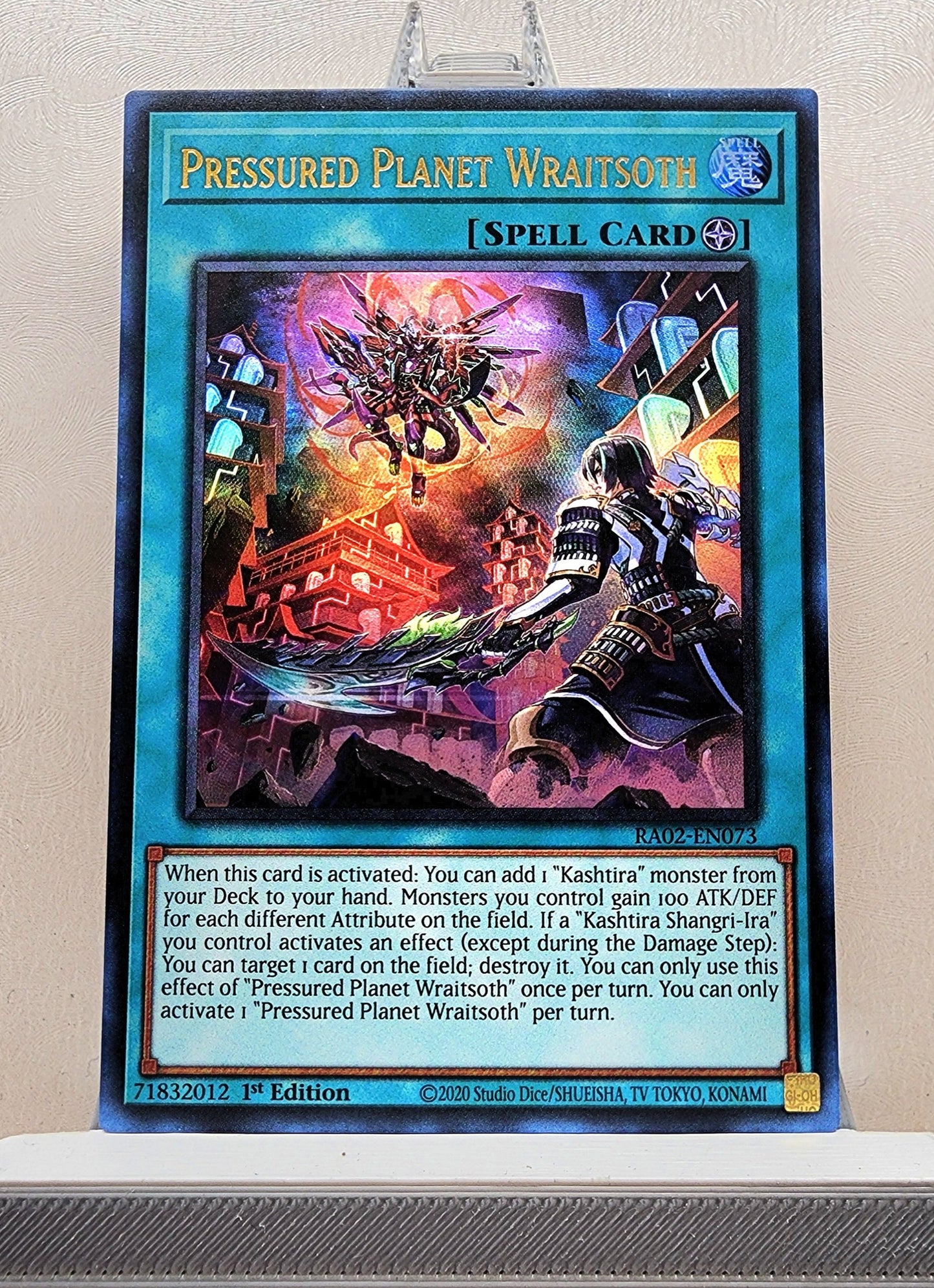 Yugioh! 1x Pressured Planet Wraitsoth (RA02 - Ultra Rare) 1st Edition