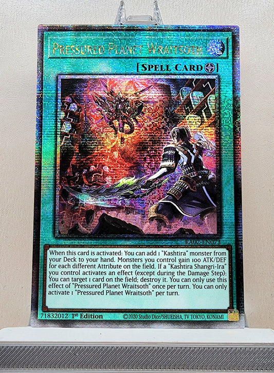 Yugioh! 1x Pressured Planet Wraitsoth (RA02 - Quarter Century Secret Rare) 1st Edition