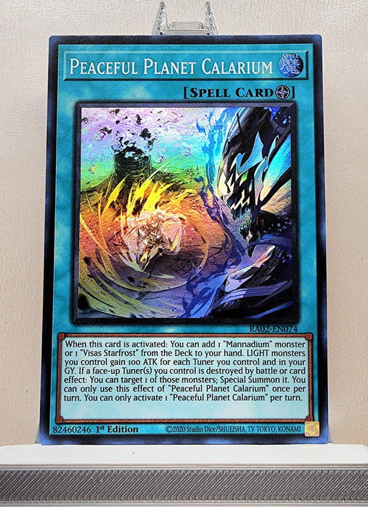 Yugioh! 1x Peaceful Planet Calarium (RA02 - Super Rare) 1st Edition